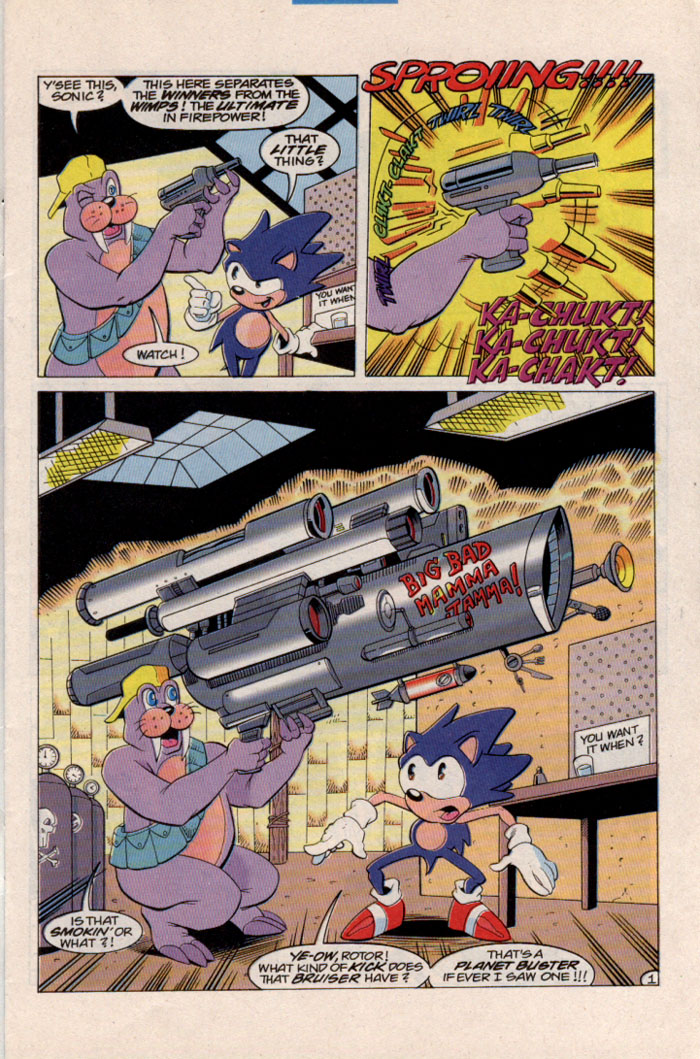Sonic - Archie Adventure Series March 1997 Page 1